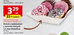 Auchan Donut marshmallow owoce leśne oferta