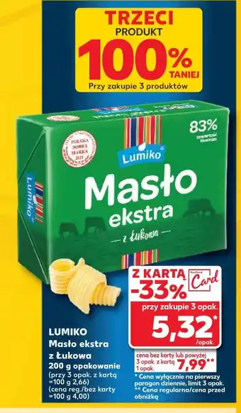 Kaufland Masło Lumiko oferta