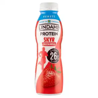 Kaufland Lindahls Protein Jogurt pitny skyr truskawka 350 g oferta