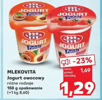 Kaufland Jogurt owocowy Mlekovita oferta