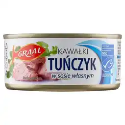 Kaufland Graal Tuńczyk kawałki w sosie własnym 170 g oferta