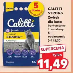 Kaufland Żwirek bentonitowy Calitti oferta