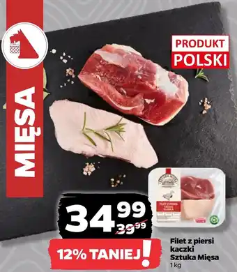 Netto Filet z piersi kaczki Sztuka Mięsa oferta