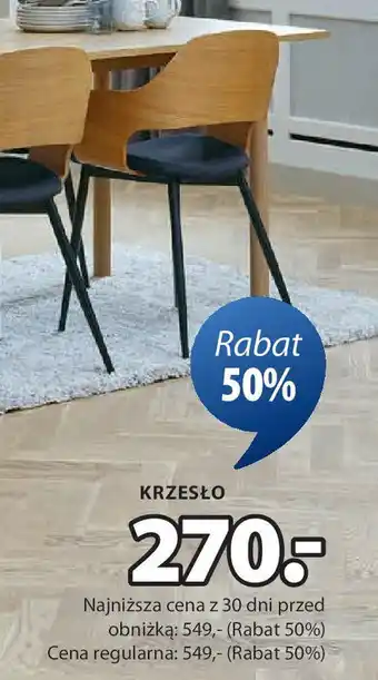 JYSK Royal oak hvidovre krzesło oferta