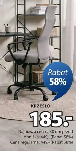 JYSK KRZESŁO BIUROWE BILLUM oferta