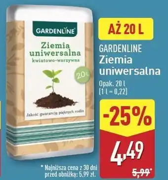 ALDI Ziemia uniwersalna Gardenline oferta