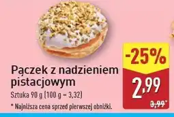 ALDI Pączek z nadzieniem pistacjowym oferta