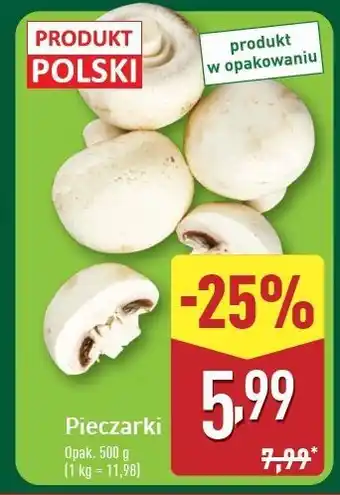 ALDI Pieczarki oferta