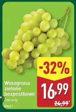 ALDI Winogrona zielone oferta