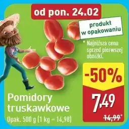 ALDI Pomidory truskawkowe oferta