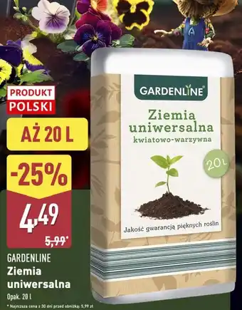 ALDI Ziemia uniwersalna Gardenline oferta