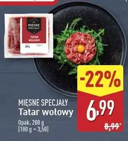 ALDI Tatar wołowy Mięsne Specjały Zawsze Świeże (Aldi) oferta