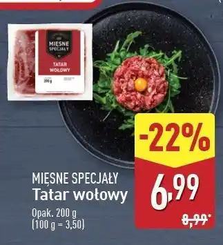 ALDI Tatar wołowy Mięsne Specjały Zawsze Świeże (Aldi) oferta