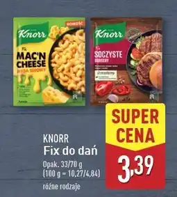 ALDI Soczyste burgery Knorr Fix oferta