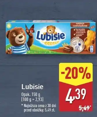 ALDI Ciastka czekoladowe Lu Petitki Lubisie oferta