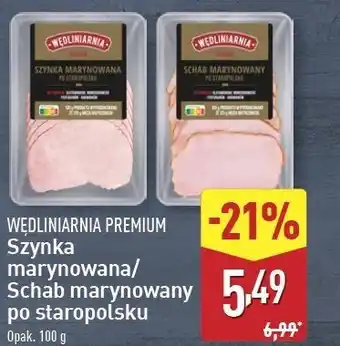 ALDI Schab marynowany po staropolsku Wędliniarnia Premium oferta