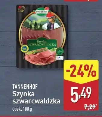 ALDI Szynka szwarcwaldzka Tannenhof oferta