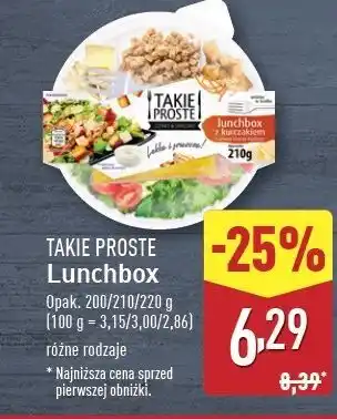 ALDI Lunchbox z kurczakiem Takie Proste oferta