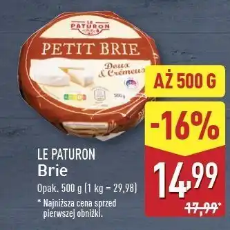 ALDI Ser brie Le Paturon oferta