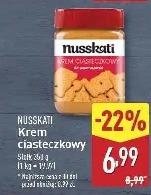 ALDI Krem ciasteczkowy Nusskati oferta