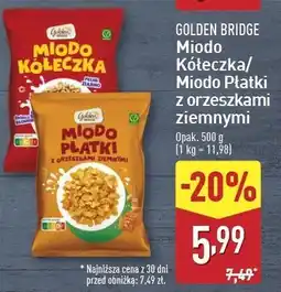 ALDI Płatki miodo płatki Golden Bridge oferta