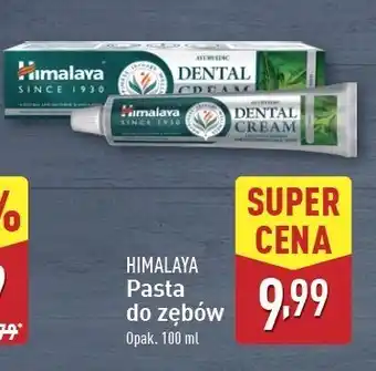 ALDI Pasta do zębów Himalaya Herbals Dental Cream oferta