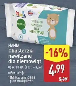 ALDI Chusteczki dla niemowląt comfort Mamia oferta