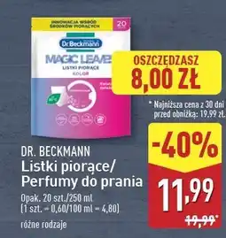 ALDI Perfumy do prania poranna świeżość Dr. Beckmann oferta