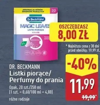 ALDI Perfumy do prania poranna świeżość Dr. Beckmann oferta