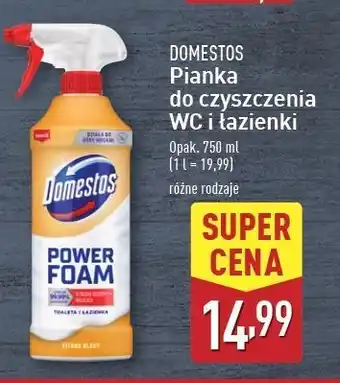 ALDI Spray do czyszczenia citrus blast Domestos Power Foam oferta