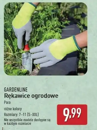 ALDI Rękawice ogrodowe rozm. 7-11 Gardenline oferta