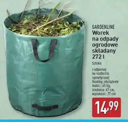 ALDI Worek na odpady ogrodowe 272 l Gardenline oferta