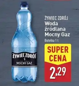 ALDI Woda mocny gaz Żywiec Zdrój oferta