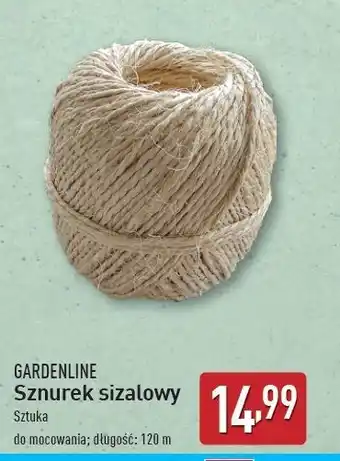 ALDI Sznurek sizalowy 120 cm Gardenline oferta