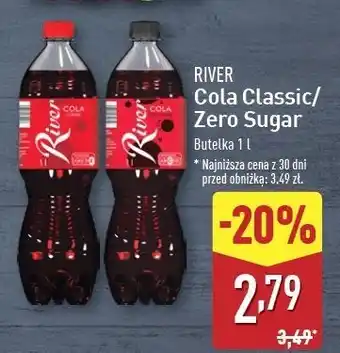 ALDI Napój cola zero River oferta