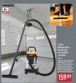 ALDI Odkurzacz do pracy na sucho i mokro 1200 w 12 l Ferrex oferta