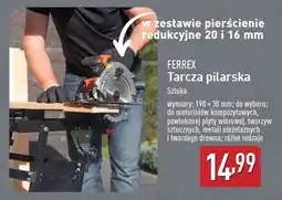 ALDI Tarcza pilarska 190 mm Ferrex oferta