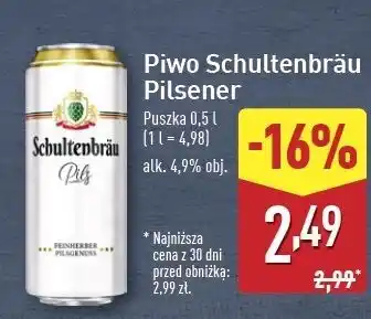 ALDI Piwo Schultenbrau Pilsner oferta