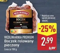 ALDI Boczek rolowany pieczony Wędliniarnia Premium oferta