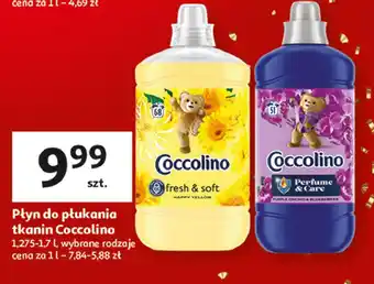 Auchan Płyn do płukania happy yellow Coccolino Fresh & Soft oferta