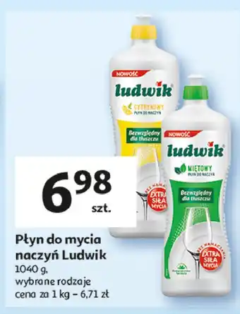 Auchan Płyn do mycia naczyń cytrynowy Ludwik oferta