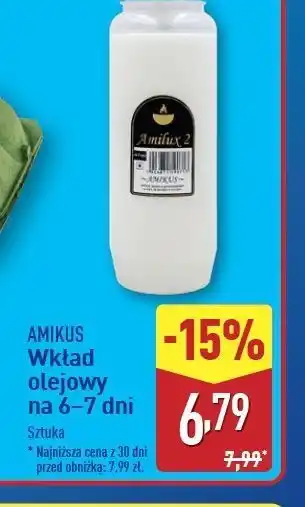 ALDI Wkład olejowy 6-7 dni Amikus oferta