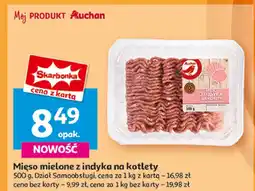 Auchan Mięso mielone z indyka na kotlety Auchan oferta