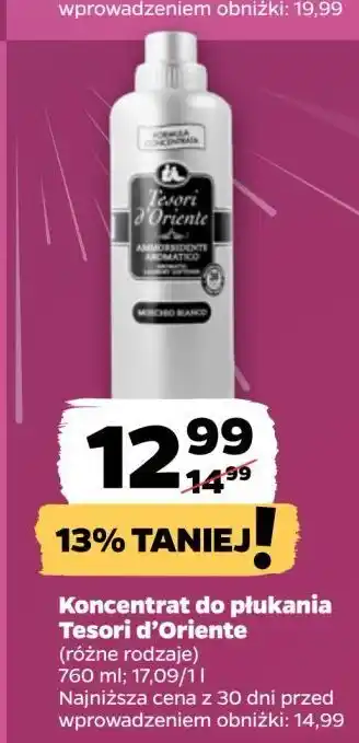 Netto Koncentrat do płukania białe piżmo Tesori D'oriente oferta