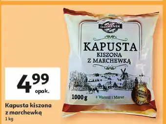 Auchan Kapusta kiszona z marchewką worek Dominik oferta