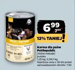 Netto Karma dla psa kurczak z warzywami Pet Republic oferta