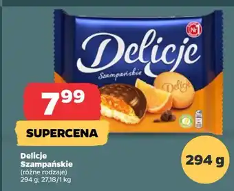 Netto Ciastka z galaretką pomarańczową Delicje Szampańskie oferta