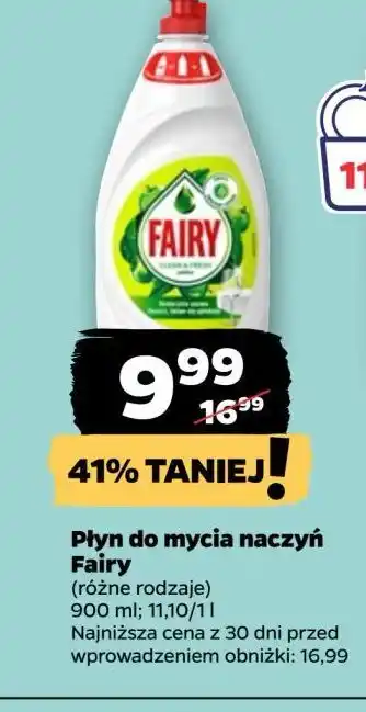 Netto Płyn do mycia naczyń apple Fairy oferta