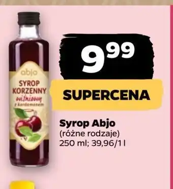 Netto Syrop korzenny wisniowy z kardamonem Abjo oferta