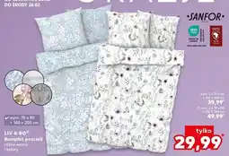 Kaufland Komplet pościeli 160 x 220 cm + 2 70 80 Liv & Bo oferta